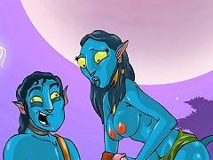 Transsexual Pleasures Of Avatar - Jake Tastes Neytiris Cock